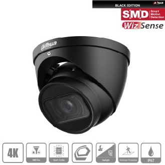 - IPC-HDW3841TP-ZAS-B - IP - Eyeball, - 8MP/Starlight/WizSense/SMD/schwarz - 2,7 ~ 13,5 mm motor. Objektiv - H.26-Beschreibung lesen