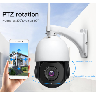 Ptz20wb, 2MP IP PTZ Domekamera, 4,5?, 20x zoom, WiFi-Beschreibung lesen