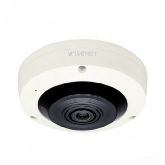 WiseNet XNF-8010R, IP Hemispheric Kamera, 1/1.8", 1.6mm, 30fps, Tag/Nacht, IR, WDR, H.265, H.264, MJPEG, 12VDC/PoE-Beschreibung lesen