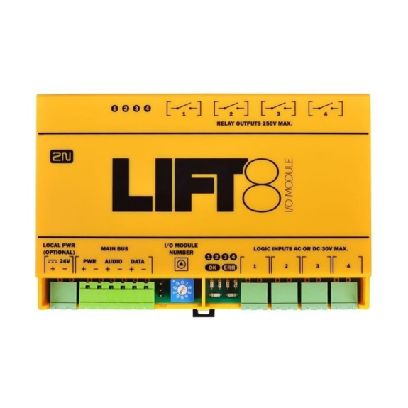2N Lift8 I/O Module, Ein- und Ausgangs Modul, für Lift8 System, 4 Eingänge, 4 Ausgänge-Beschreibung lesen