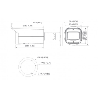 - IPC-HFW2431TP-ZS-S2-DG - IP - Bullet, - 4 MP/Starlight/dunkel grau - 2,7~13,5mm motor. Objektiv - Unterstützt H-Beschreibung lesen