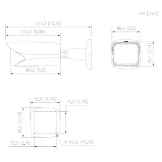 Bullet-Kamera HDCVI HAC-HFW3231EP-Z12-S2 2 MP/Starlight-Beschreibung lesen