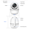 Cat200w, 2MP Bewegungskamera, 355° schwenken, 90° neigen, Verfolgung von Personen Cat200w, 2MP Bewegungskamera, 355° schwenken, 90° neigen, Verfolgung von Personen