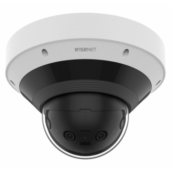 WiseNet PNM-C9022RV, Wisenet P network AI based panoramic multi-sensor outdoor dome camera, 4 sensors x 2MP, 209º panor-Beschreibung lesen