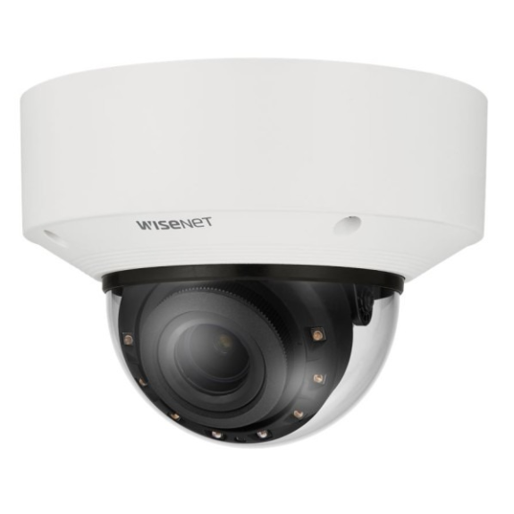 WiseNet XNV-C9083R, IP Dome Kamera, 1/1.8", 3840x2160, 25fps, 4.4-9.3mm, Tag/Nacht, IR, WDR, Audio, Alarm I/O 2/2, H.26 WiseNet XNV-C9083R, IP Dome Kamera, 1/1.8", 3840x2160, 25fps, 4.4-9.3mm, Tag/Nacht, IR, WDR, Audio, Alarm I/O 2/2, H.26-Beschreibung lesen