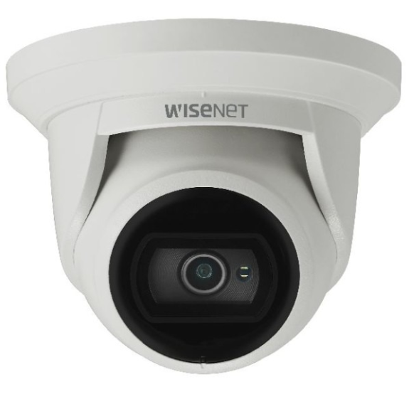 WiseNet QNE-8011R, IP Flateye Kamera, 1/2.8", 2592x1944, 30fps, 2.8mm, Tag/Nacht, IR, WDR, H.265/H.264/MJPEG, IP67/IK10-Beschreibung lesen