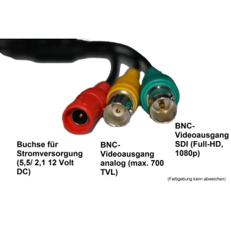 Bsc Hd 2810, 1/3? 2,1 MP (1080p Full-HD) Panasonic HD-SDI Mini-Kamera, OSD, 2,8-10mm mit zuschaltbarer EX-SDI-Funktion-Beschreibung lesen