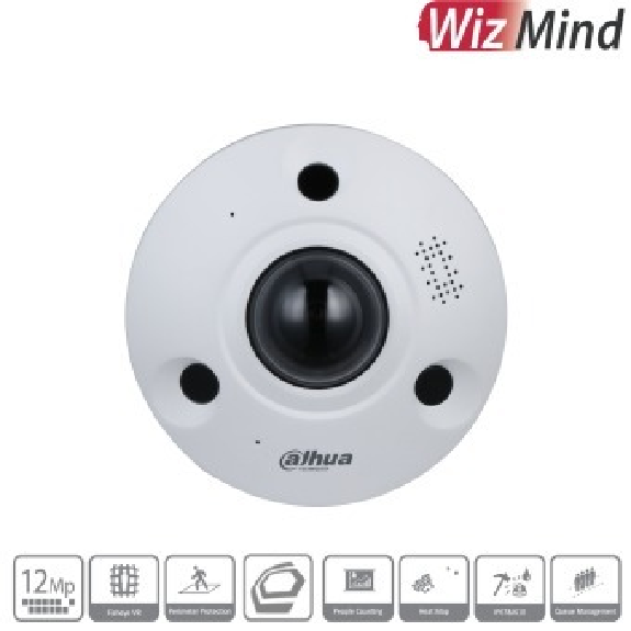 IP-Kamera Fisheye IPC-EBW81242-AS-S2 12MP/WizMind-Beschreibung lesen