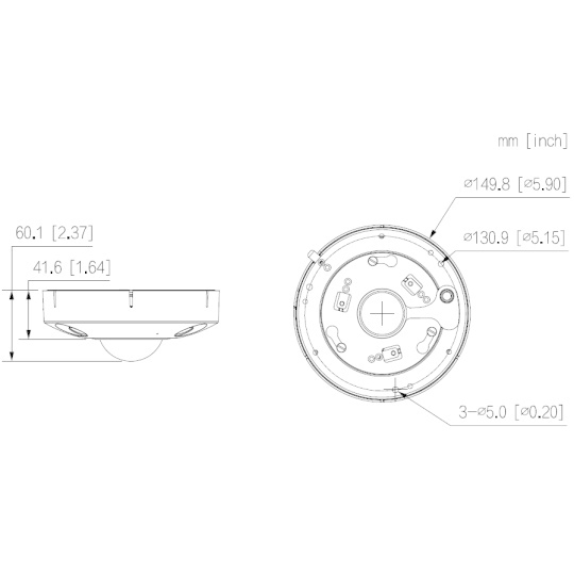 IP-Kamera Fisheye IPC-EBW81242-AS-S2 12MP/WizMind-Beschreibung lesen