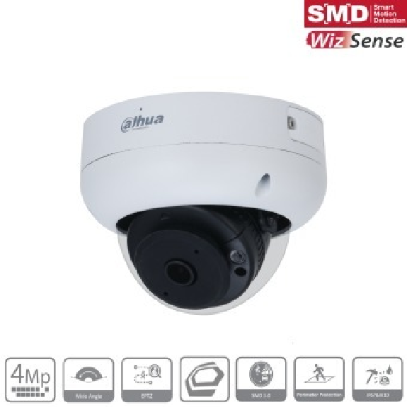 IP-Dome-Kamera 4MP WizSense IPC-HDBW3441RP-AS-P-0210B-Beschreibung lesen