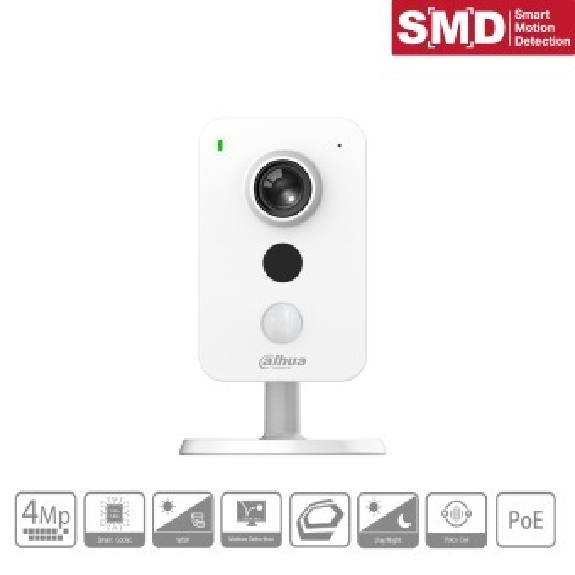 Dahua - IPC-K42AP-IMOU - IP - PoE - Cube, - 4MP - 2,8 mm fix Objektiv - H.265/H.264/MJPEG Codec - Max. IR ~10m - eingeb Dahua - IPC-K42AP-IMOU - IP - PoE - Cube, - 4MP - 2,8 mm fix Objektiv - H.265/H.264/MJPEG Codec - Max. IR ~10m - eingeb-Beschreibung lesen