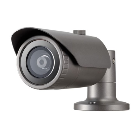 WiseNet QNO-6022R, IP Bullet Kamera, 1/2.8", 1920x1080, 30fps, 4mm, Tag/Nacht, IR, WDR, Audio, Alarm I/O 1/1, H.265/H.2-Leer más
