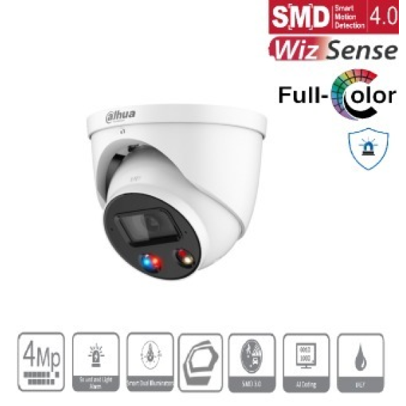 - IPC-HDW3449HP-AS-PV-0280B-S4 - IP - Eyeball, - 4MP/Full-Color/WizSense/TIOC 2.0 - 2,8 mm fix Objektiv - H.265// - IPC-HDW3449HP-AS-PV-0280B-S4 - IP - Eyeball, - 4MP/Full-Color/WizSense/TIOC 2.0 - 2,8 mm fix Objektiv - H.265//-Beschreibung lesen