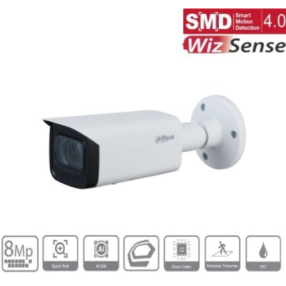 IP Bullet Kamera IPC-HFW3841TP-ZS-S2 8MP/WizSense/SMD 4.0-Beschreibung lesen