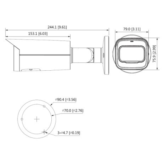 IP Bullet Kamera IPC-HFW3841TP-ZS-S2 8MP/WizSense/SMD 4.0-Beschreibung lesen