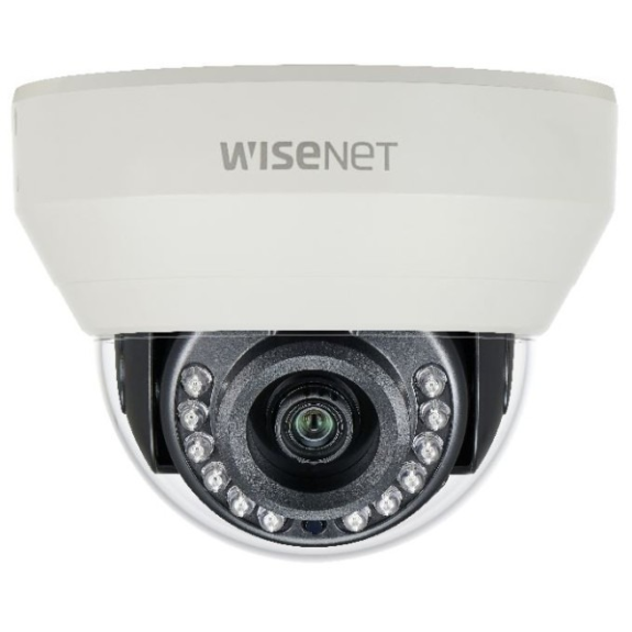 WiseNet HCD-7010RA, Analog Dome Kamera, 1/3", 2560x1440, 30fps, 2.8mm, Tag/Nacht, IR, DWDR, 12VDC WiseNet HCD-7010RA, Analog Dome Kamera, 1/3", 2560x1440, 30fps, 2.8mm, Tag/Nacht, IR, DWDR, 12VDC-Beschreibung lesen