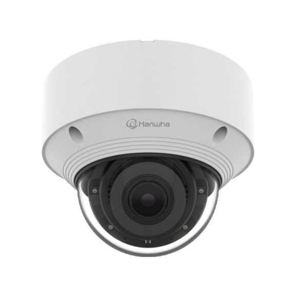 WiseNet QNV-C8083R, Q series AI network IR outdoor vandal dome camera, 5MP @30fps, 3.2 ~ 10.2mm motorized varifocal len-Beschreibung lesen