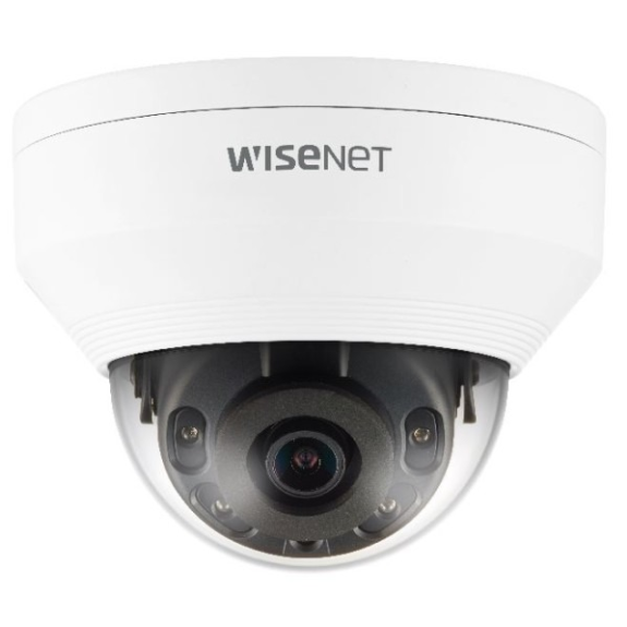 WiseNet QNV-8010R, IP Dome Kamera, 1/2.8", 2592x1944, 30fps, 2.8mm, Tag/Nacht, IR, WDR, Alarm I/O 1/1, H.265/H.264/MJPE WiseNet QNV-8010R, IP Dome Kamera, 1/2.8", 2592x1944, 30fps, 2.8mm, Tag/Nacht, IR, WDR, Alarm I/O 1/1, H.265/H.264/MJPE-Beschreibung lesen