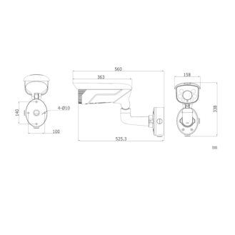 Ds-2cd4626fwd-Izhs, 2 MP Darkfighter-Smart IP Bulletkamera mit motorisiertem Variozoom, Heizung und Alarm/ Audio-Schnit-Beschreibung lesen