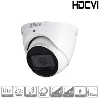 Dahua - HAC-HDW1231TP-Z-A - HDCVI - Eyeball, - 2MP/Starlight - 2,7 ~ 12mm motor. Objektiv - WDR 130dB,3DNR - HD/SD/Mult-Beschreibung lesen