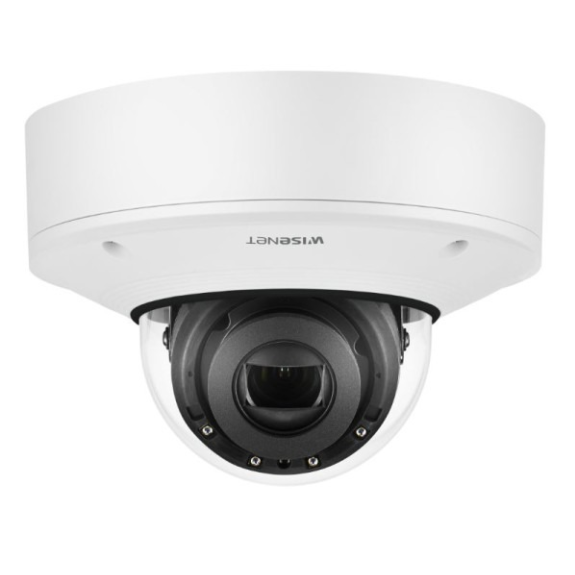 WiseNet XNV-6081R, IP Dome Kamera, 1/2.8", 1920x1080, 60fps, 2.8-12mm, Tag/Nacht, IR, WDR, Audio, Alarm I/O 1/1, H.265/-Leggi tutto