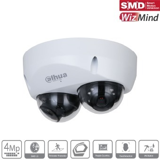 IP-Dome-Kamera IPC-HDBW5441FP-AS-E2-0280B 2x 4MP/WizMind/SMD 2x 2,8mm-Beschreibung lesen