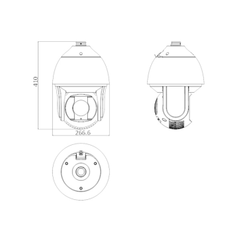 PTZ Dome-IP-Kamera 4 MP 36x Zoom Gd-Ci-At4747p-Beschreibung lesen
