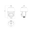 PTZ Dome-IP-Kamera 4 MP 36x Zoom Gd-Ci-At4747p