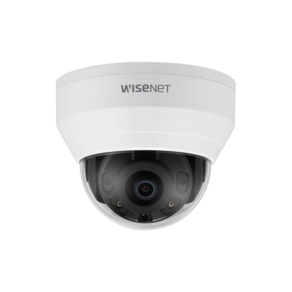 QND-8020R Hanwha Vision, 1/2,8 Zoll Netzwerk Dome, Fix, Tag/Nacht, 2592x1944, H.265, 4mm, Infrarot, PoE-Leer más