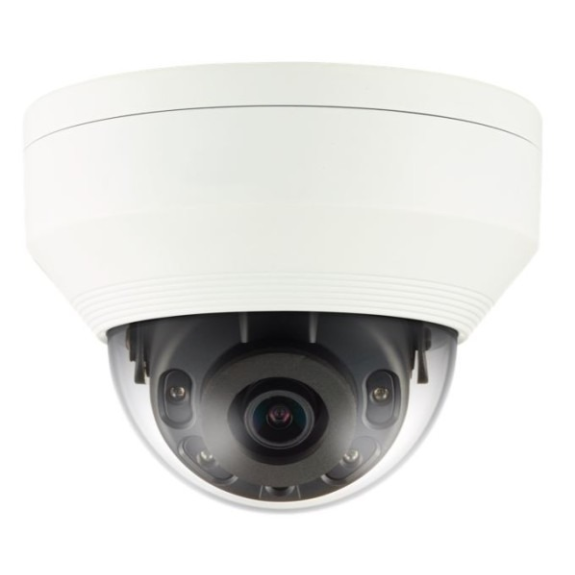 WiseNet QNV-6022R, IP Dome Kamera, 1/2.8", 1920x1080, 30fps, 4mm, Tag/Nacht, IR, WDR, Audio, Alarm I/O 1/1, H.265/H.264-Leer más