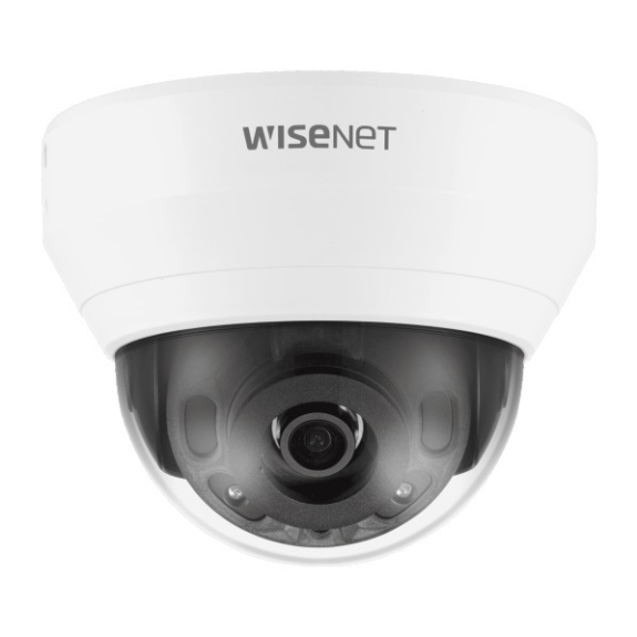WiseNet QND-7022R, IP Dome Kamera, 1/2.8", 1920x1080, 120fps, 5.2-62.4mm, Tag/Nacht, IR, WDR, Audio, Alarm I/O 2/2, H.2-Leer más