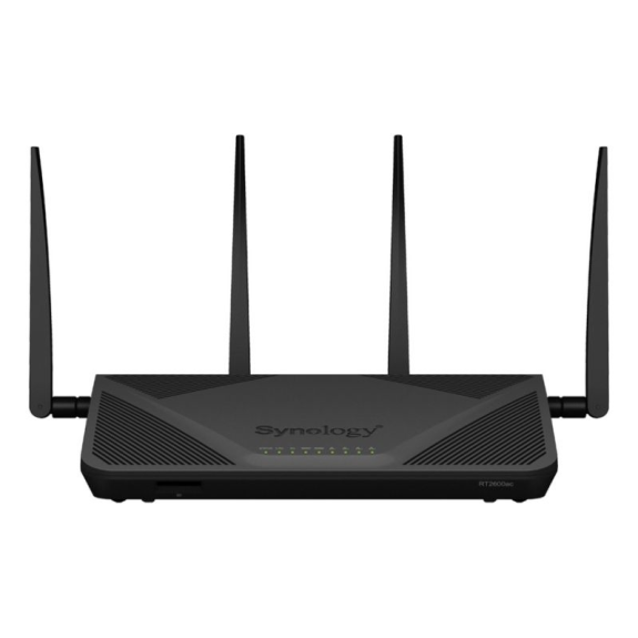 RT2600ac Synology, WLAN Router, max. 2,53 GBit/s, Dual Band (2,4 GHz & 5 GHz), Gbit LAN, USB 3.0, 230VAC RT2600ac Synology, WLAN Router, max. 2,53 GBit/s, Dual Band (2,4 GHz & 5 GHz), Gbit LAN, USB 3.0, 230VAC-Beschreibung lesen