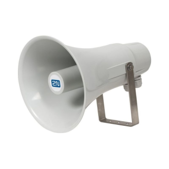 Netzwerk Horn Lautsprecher, aktiv, max 7W, Mono, SIP, grau, IP67, 24VDC, PoE-Beschreibung lesen