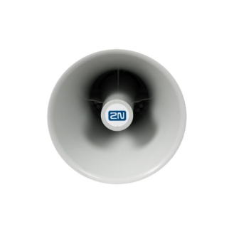 Netzwerk Horn Lautsprecher, aktiv, max 7W, Mono, SIP, grau, IP67, 24VDC, PoE-Beschreibung lesen