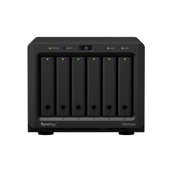 DS620slim Synology, Network Attached Storage, 6-Bay, ohne 2,5 Zoll HDD, Hotswap, 2x GBit LAN, 2x USB 3.0 DS620slim Synology, Network Attached Storage, 6-Bay, ohne 2,5 Zoll HDD, Hotswap, 2x GBit LAN, 2x USB 3.0-Beschreibung lesen