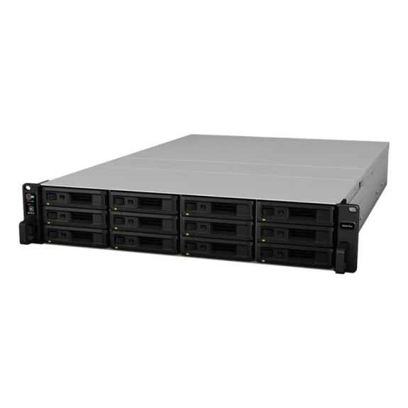 RS3618XS Synology, Network Attached Storage, 12-Bay, Hotswap, ohne HDD, 4x GBit LAN, USB 3.0, 19 Zoll, 2HE-Leer más