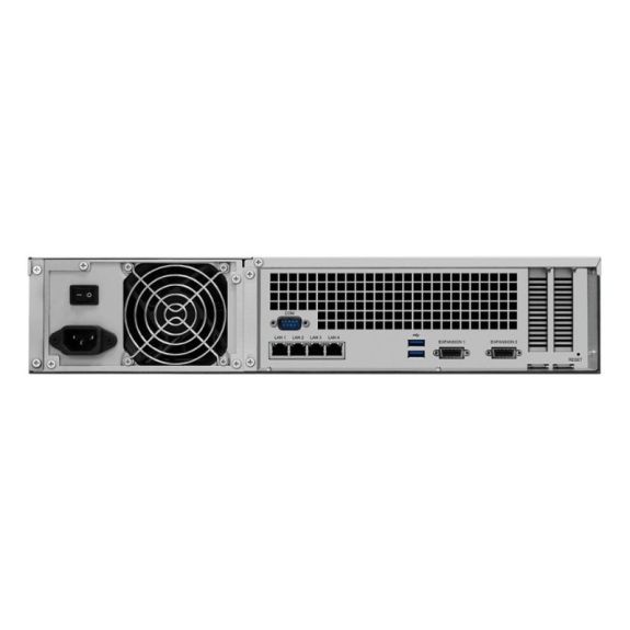 RS3618XS Synology, Network Attached Storage, 12-Bay, Hotswap, ohne HDD, 4x GBit LAN, USB 3.0, 19 Zoll, 2HE-Beschreibung lesen