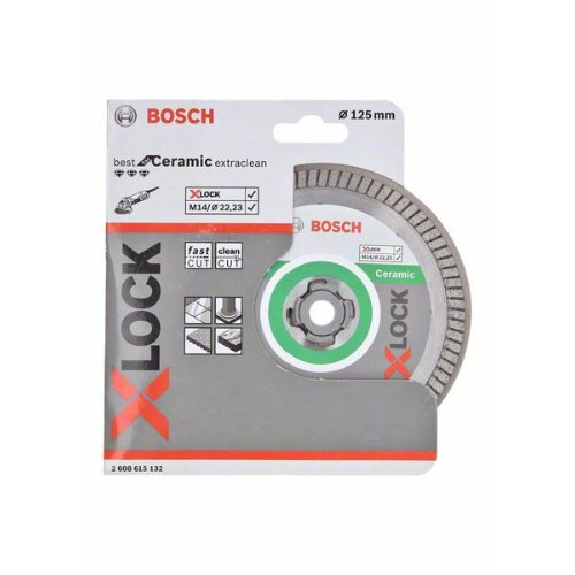 X-LOCK Diamanttrennscheibe Best for Ceramic Extra Clean Turbo 125 mm X-LOCK Diamanttrennscheibe Best for Ceramic Extra Clean Turbo 125 mm-Beschreibung lesen
