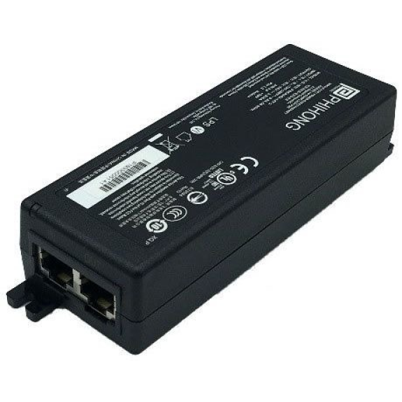 POEA30U-1ATE Phihong, PoE Midspan, 1 Port, IEEE802.3at, Gigabit, 30W, geschirmt, C14, 100-240VAC-Beschreibung lesen