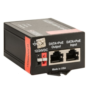 VI-22301, PoE-Splitter, Minigehäuse, 1xData & PoE+/++ IN, 1xData & PoE+ & DC OUT, DC OUT 12 oder 24VDC-Beschreibung lesen