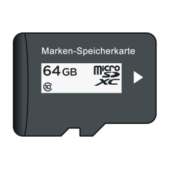 SD card,SDCS/64GB,Class10, 64 GB Marken-Speicherkarte (microSDXC), Class 10-Beschreibung lesen