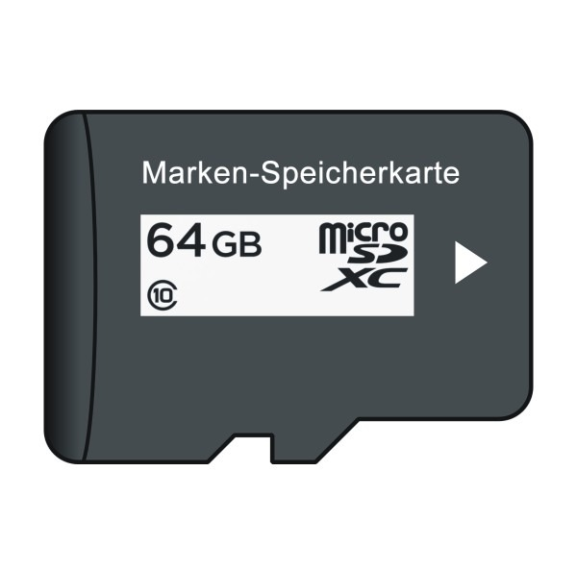 SD card,SDCS/64GB,Class10, 64 GB Marken-Speicherkarte (microSDXC), Class 10-Beschreibung lesen