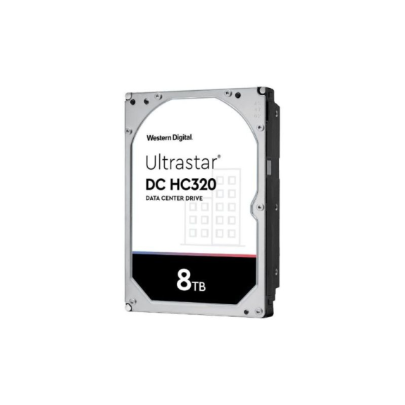 Ultrastar DC HC320 SATA 8TB Western Digital, Festplatte, 3,5 Zoll, SATA 6Gb/s, 8TB, 7200RPM, 256MB, 24/7, R/V Sensor-Leer más