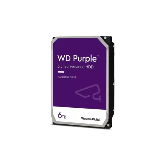WD64PURZ Western Digital, Festplatte, 3,5 Zoll, SATA 6Gb/s, 6TB, 256MB Cache, 24x7, für Videoüberwachung optimiert-Beschreibung lesen