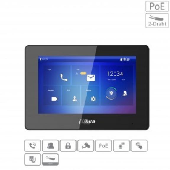 Monitor Hybrid VTH5422HB PoE 2-Draht 7" TFT Monitor Hybrid VTH5422HB PoE 2-Draht 7" TFT-Beschreibung lesen