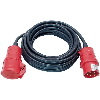 Alargador eléctrico IP44 H07RN-F 5G con enchufe CEE 400V/16A de 5 polos 10 m x 15 mm