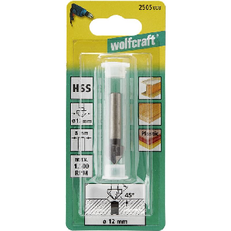 1 avellanador HSS, vástago 8 mm, ø 12 mm-Leer más