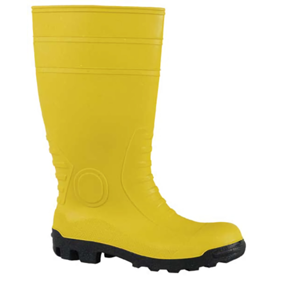 EUROTER, PVC - Stiefel, Eurofort, EN 345 S5, ca. 38 cm hoch, Gelb, Gr.48-Beschreibung lesen