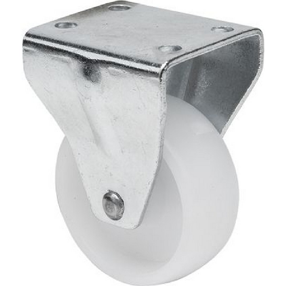 Rueda ALEX Fija 2-0045 - 17ZR40-BP Plástico Blanco-Leer más