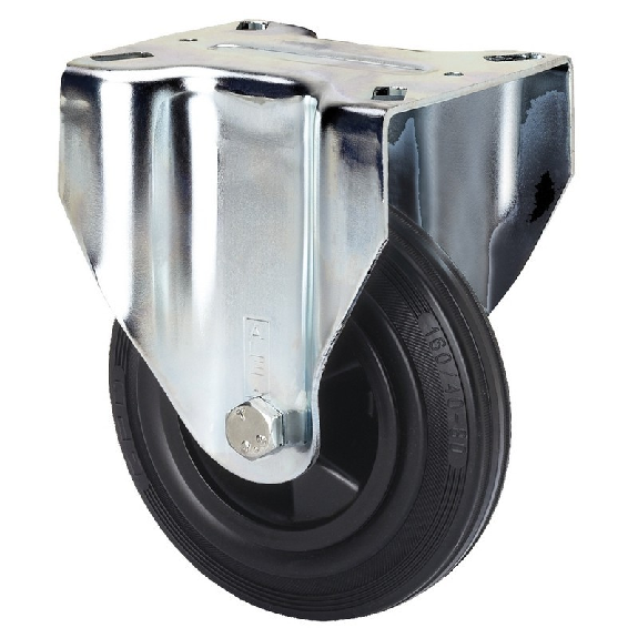 Rueda ALEX Fija 2-0875 - 17ZV200-PSN Goma Negra-Leer más